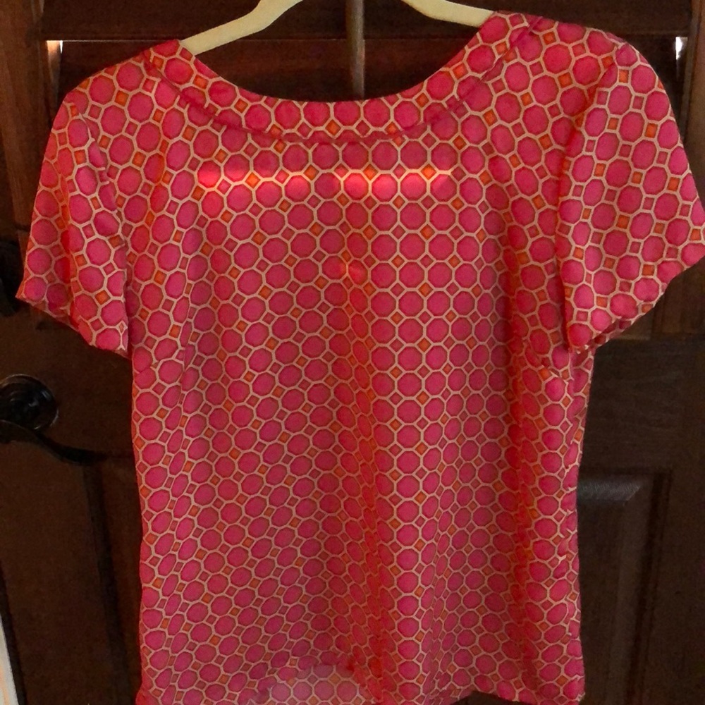 Banana Republic patterned blouse